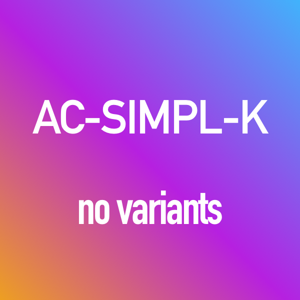 Simple product K